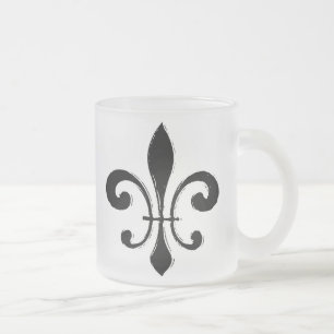 Tasse Givré Fleur De Lis, Lave-Linge Noir
