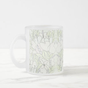 Tasse Givré Fleurs abondantes Pastel
