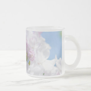 Tasse Givré Fleurs Lilac