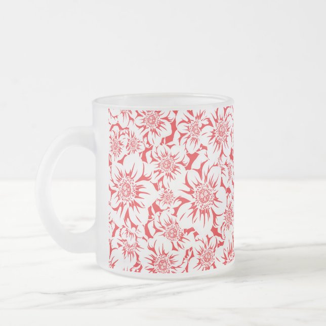Tasse Givré Fleurs Mandala 8 (Gauche)