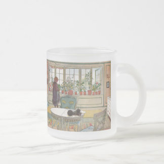 Tasse Givré Fleurs sur le rebord de fenêtre par Carl Larsson