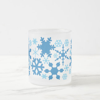 TASSE GIVRÉ FLOCONS DE NEIGE