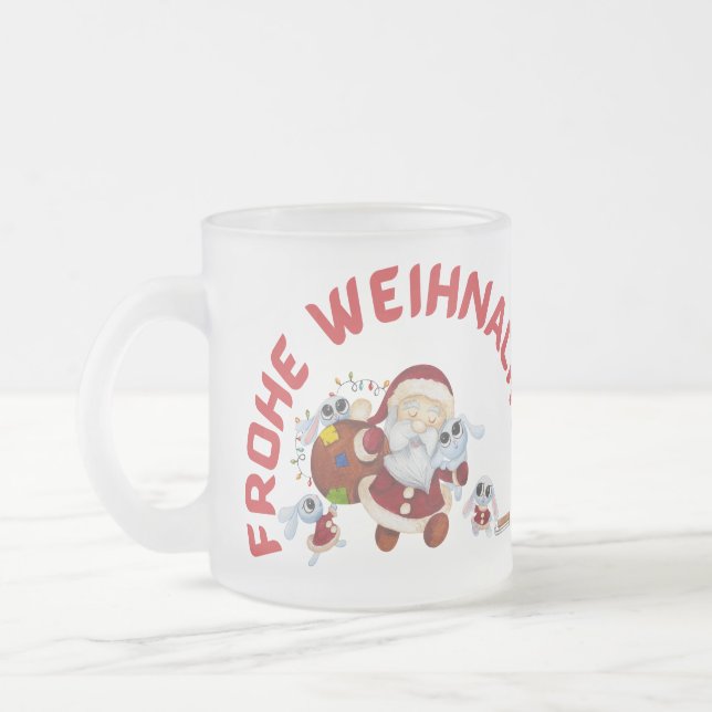 Tasse Givré frohe weihnachten, weihnacht, weihnachte, weihnach (Gauche)