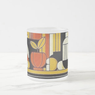 Tasse Givré Fruits stylisés et bouteilles