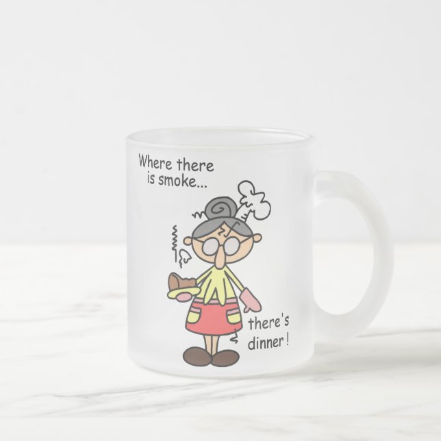 Tasse Givré Fumée et T-shirts et cadeaux de dîner (Droit)