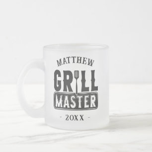 Tasse Givré Funny BBBQ Grill Master Barbecue personnalisé King
