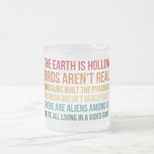 Tasse Givré Funny Dinosaur La théorie du complot des Aliens d