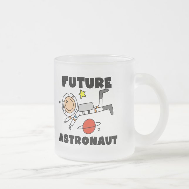 Tasse Givré Futurs T-shirts et cadeaux d'astronaute (Droit)