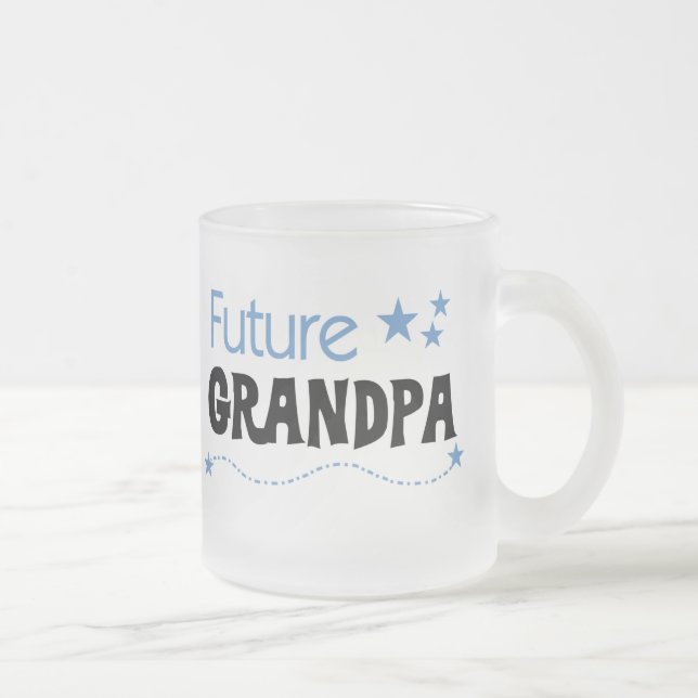 Tasse Givré Futurs tee-shirts et cadeaux grand-pa (Droit)