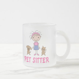 Tasse Givré Garde d'enfants mignonne d'animal familier de
