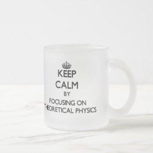 Tasse Givré Gardez le calme en se concentrant sur la physique