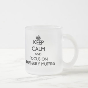 Tasse Givré Gardez le calme et le foyer sur des petits pains