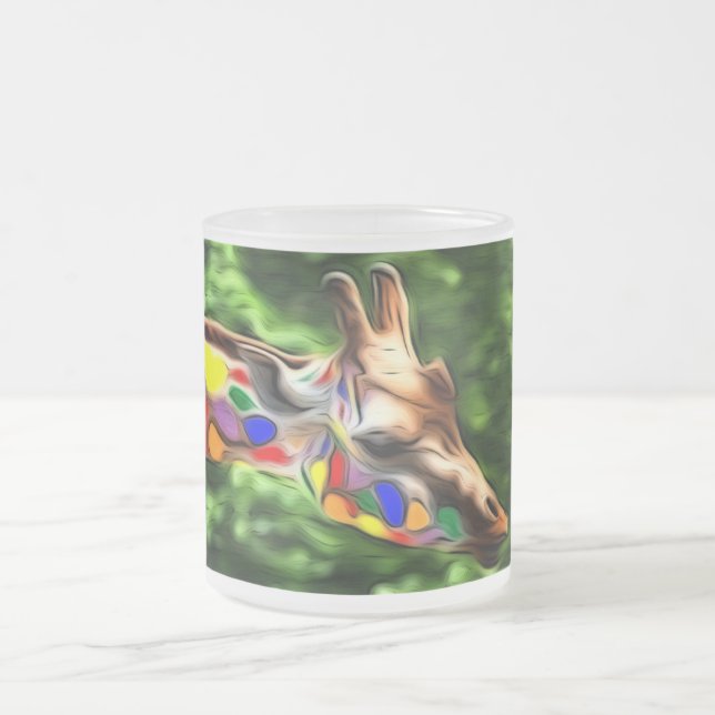 Tasse Givré Girafe d'arc-en-ciel (Centre)