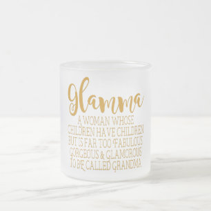 Tasse Givré Glamma - grand-maman fabuleuse