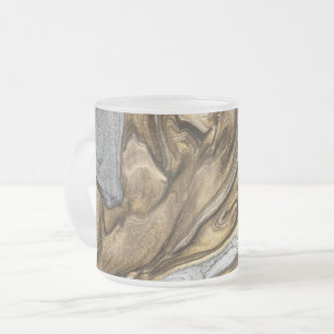 Tasse Givré glamour 002 couleurs marron liquide