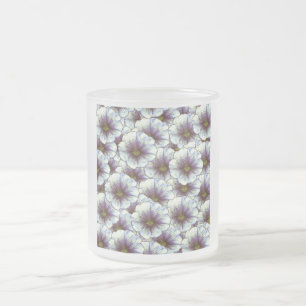 Tasse Givré Gloire du matin violet et blanc