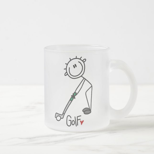 Tasse Givré Golfeur simple à bâtonnets (Droit)