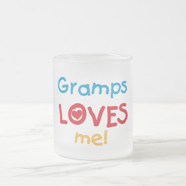 Tasse Givré Gramps m'aime T-shirts et cadeaux (Centre)