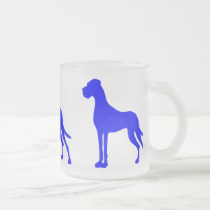 Tasse Givré Grand Danois bleu
