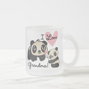 Tasse Givré Grand-maman d'amour des ours panda I
