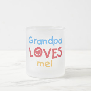 Tasse Givré Grand-père m'aime t-shirts et cadeaux
