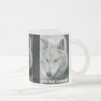 GRAY WOLF EYES Wildlife Supporter Drinkware