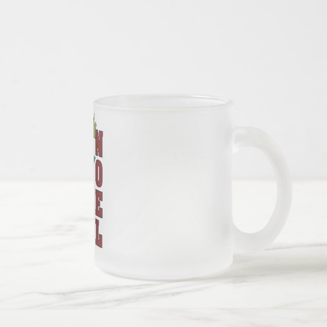 Tasse Givré Grenouille Noel Tshirts et cadeaux de vacances (Droit)