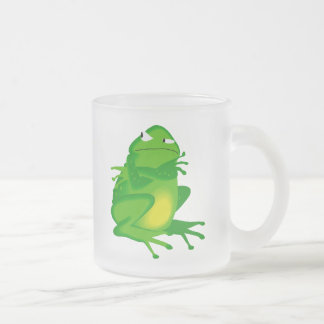 Tasse Givré Grenouille verte grincheuse