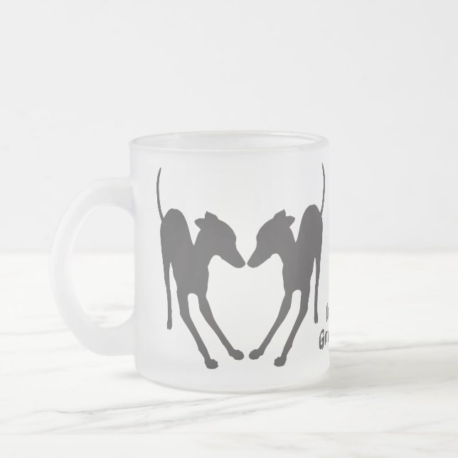 Tasse Givré Greyhounds italien (Gauche)
