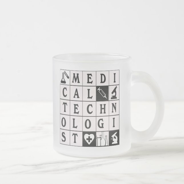 TASSE GIVRÉ GRILLE MÉDICALE/BLOC/PUZZLE DE TECHNOLOGUE (Droit)