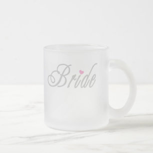 Tasse Givré Gris chics de jeune mariée