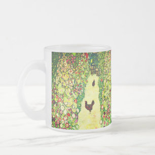 Tasse Givré Gustav Klimt Garden with Chickens