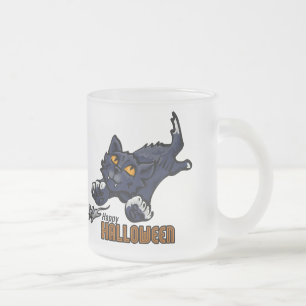 Tasse Givré Happy Halloween Chat et souris