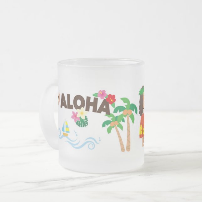 Tasse Givré Hawaii vacances (Devant gauche)