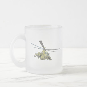 Tasse Givré Hélicoptère de dessin animé "Hind"