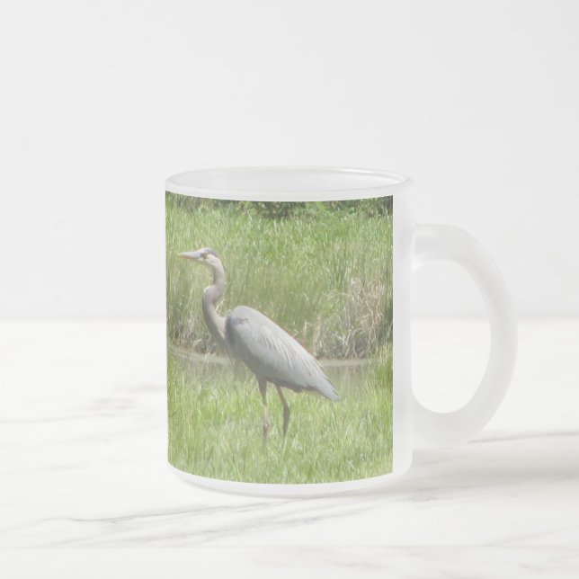 Tasse Givré Héron de grand bleu (Droit)