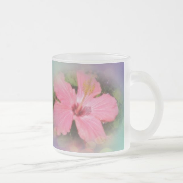 Tasse Givré Hibiscus rose (Droit)