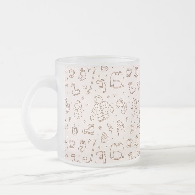 Tasse Givré Hiver à l'extérieur (Gauche)