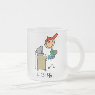 Tasse Givré Homme Stick Figure Navigateur Web