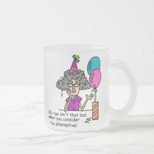 Tasse Givré Humour alternatif d'anniversaire