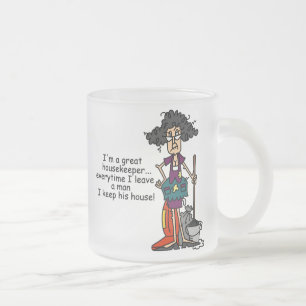 Tasse Givré Humour de femme de charge