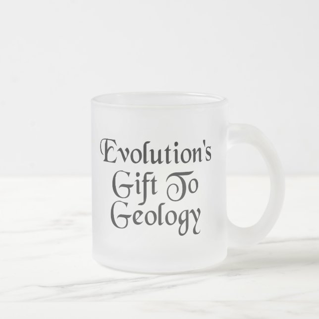 Tasse Givré Humour de l'évolution géologique (Droit)