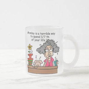 Tasse Givré Humour du lundi