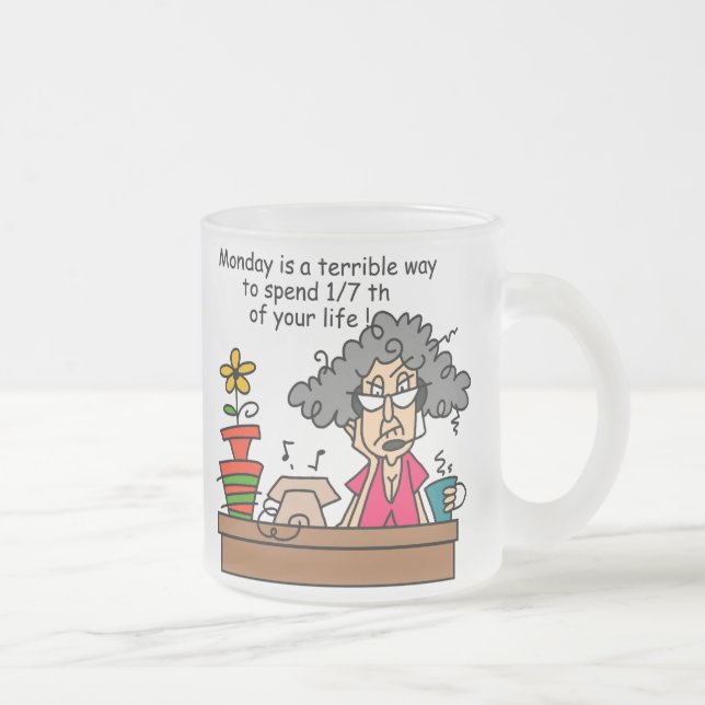 Tasse Givré Humour du lundi (Droit)