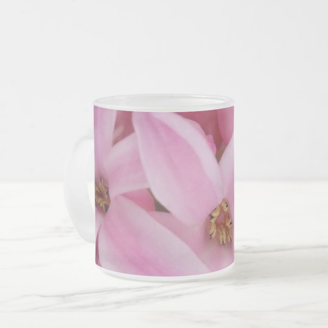 Tasse Givré hyacinthe rose (Devant gauche)