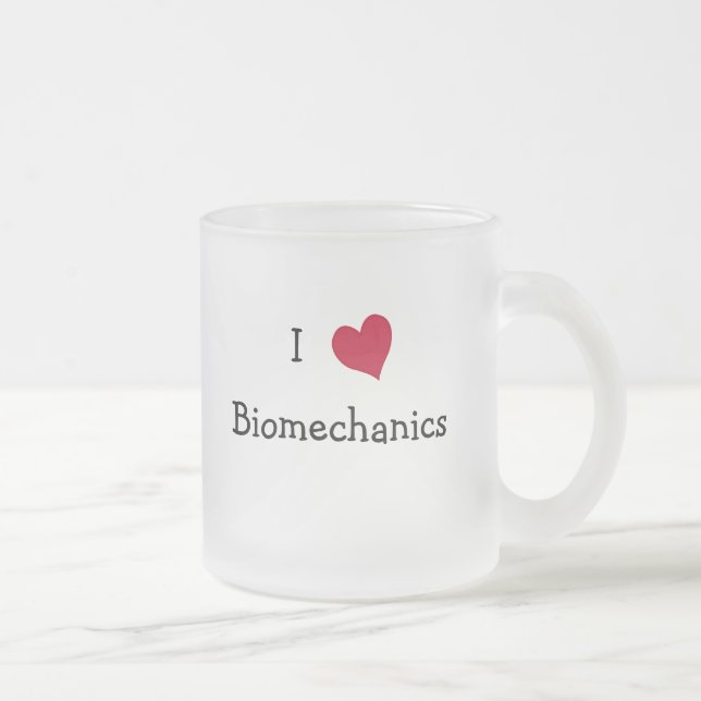 Tasse Givré I Love Biomechanics (Droit)
