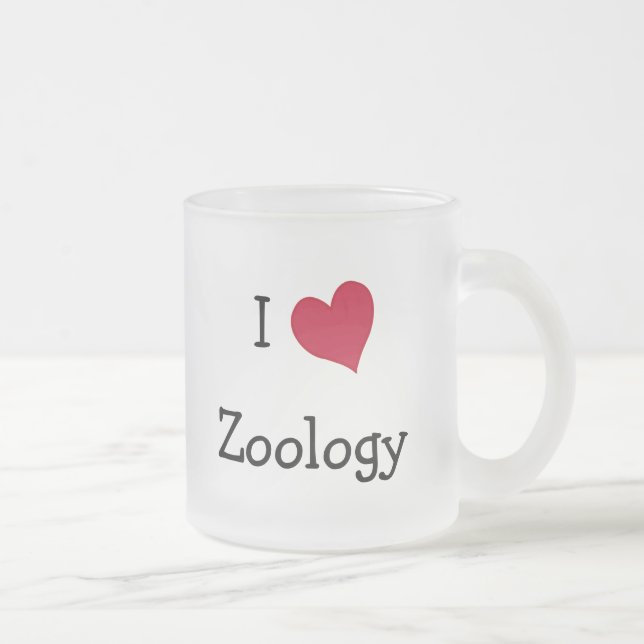 Tasse Givré I Love Zoology (Droit)