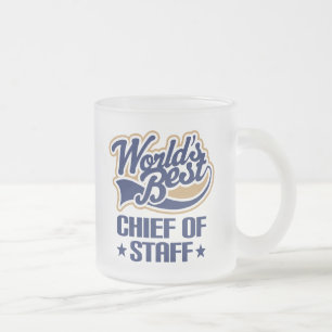 Tasse Givré Idée de cadeau pour le chef du personnel (mondes