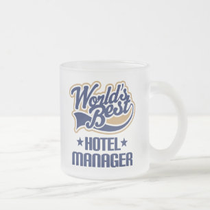 Tasse Givré Idée de cadeau pour le directeur d'hôtel (mondes