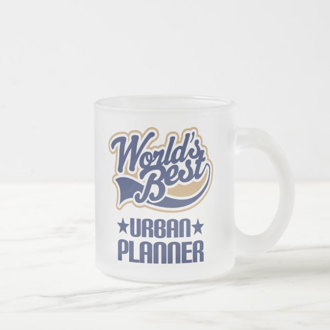 Tasse Givré Idée de cadeau pour le planificateur urbain (Droit)